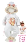 Llorens M844-82 obleček pro panenku miminko NEW BORN velikosti 43-45 cm