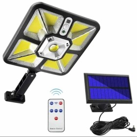 Aptel Závěsná solární LED lampa 600W s IR dálkovým ovládáním černá ZD97