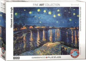 EUROGRAPHICS Puzzle Hvězdná noc nad Rhonou