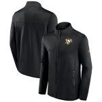 Fanatics Pánská Bunda Pittsburgh Penguins RINK Fleece Jacket Black-Black Velikost: