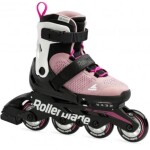Kolečkové brusle Rollerblade MICROBLADE COMBO Pink/White Velikost EUR: 36.5-40.5