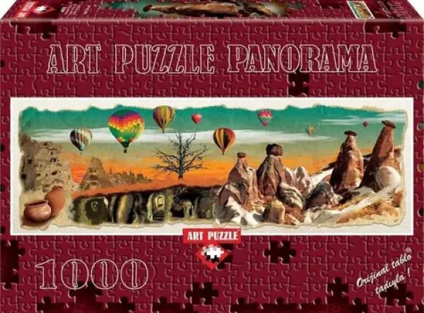 ART PUZZLE 4478 Panoramatické puzzle Nevşehir - koláž