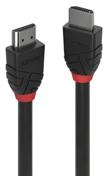 Lindy Black Line černá / HDMI kabel / 10 m / HDMI 2.0 / 4K 30Hz (36468)