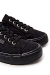 Openwork Sneakers Big Star JJ374011 Black