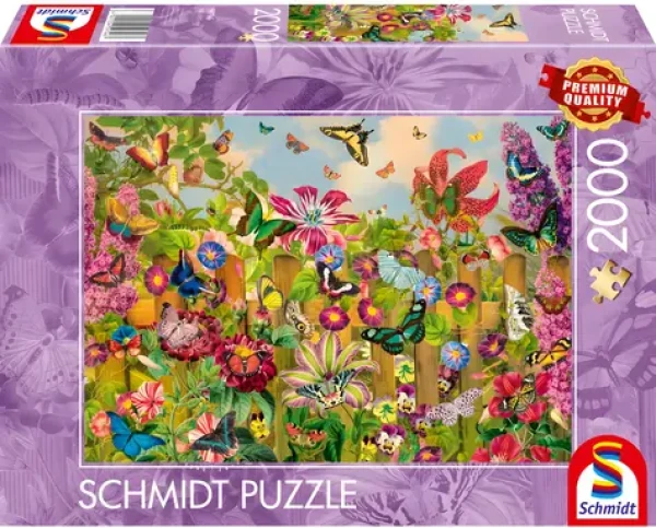 SCHMIDT Puzzle Okouzlující motýlí zahrada