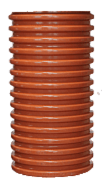 MIDAS Šachtové prodloužení PP DN 355/5000 mm - vlnovec (DN355/ID 318)