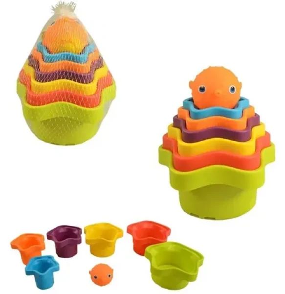 Pyramida stohovací kelímky