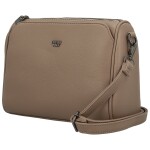 Módní dámská koženková crossbody kabelka Coveri Leanne, khaki