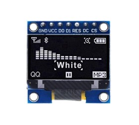 SPI OLED 1,3" displej 128 x 64 - Bílý