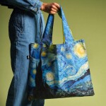 Skládací nákupní taška LOQI VINCENT VAN GOGH The Starry Night