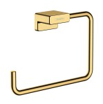 HANSGROHE - AddStoris Držák na ručník, leštěný vzhled zlata 41754990
