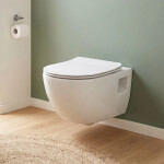 WC závěsné SAT Project včetně prkénka softclose, zadní odpad SATWCPRO010RREXP SATWCPRO010RREXP