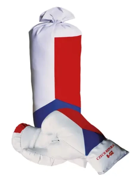 RULYT Dětská boxovací sada CZ / Boxovací sada / pytel 35x14 cm / rukavice 8oz / od 4 let