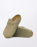 Birkenstock Boston Suede Leather Faded Khaki 41