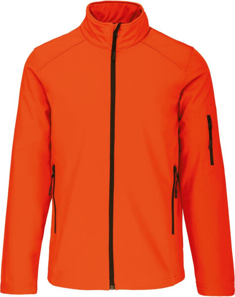 Kariban K 401 Pánská 3-vrstvá softshellová bunda 20.K401 fluorescent orange M
