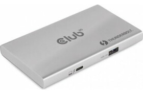 CLUB3D CSV-1580 Thunderbolt USB hub 5v1 stříbrná / 4x USB-C / USB-A (CSV-1580)