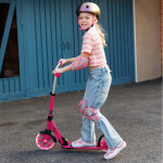 Koloběžka Micro Cruiser LED Berry Pink