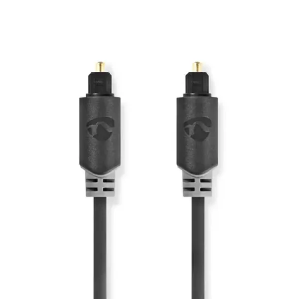 Nedis Optický audio kabel TosLink (M) - TosLink (M) 2.00 m černá (CABW25000AT20)