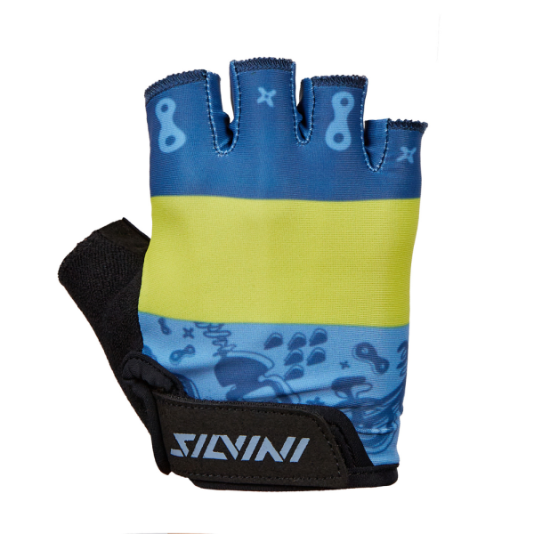 Dětské cyklo rukavice Silvini Punta CA1438 black-blue