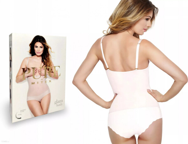 Dámské stahovací body Pure glam Mitex pudrovo-růžová XS