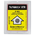 25 x Indikátor naklonění Tiltwatch, 75x60x5mm