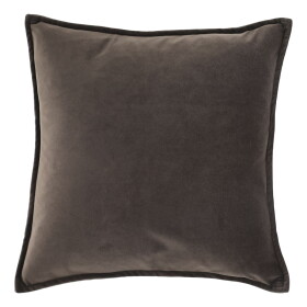 Chic Antique Sametový povlak na polštář Aix Mocca 50 × 50 cm, hnědá barva, textil