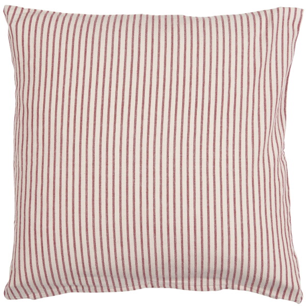 IB LAURSEN Povlak na polštář Ingrid Red Stripes 50 x 50 cm, červená barva, textil