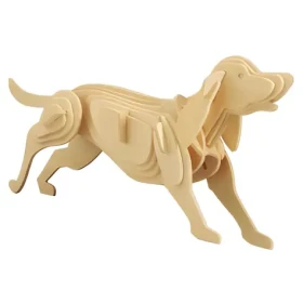 WOODCRAFT Dřevěné 3D puzzle Pes