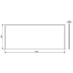 KOLO - Uni 2 Čelní panel k vaně, 1400 mm, bílá PWP2341000