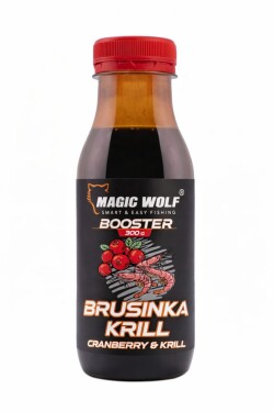 Magic Wolf Booster 300g - Brusinka/Krill,Magic Wolf Booster 300g - Brusinka/Krill