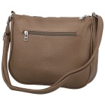 Trendy dámská koženková crossbody kabelka Grácie, khaki