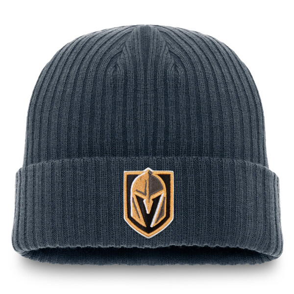 Fanatics Pánská zimní čepice Vegas Golden Knights NHL A/CAP Beanie W/CUFF