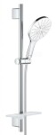 GROHE - Rainshower SmartActive Sada sprchové hlavice 150 9,5 l/min, 3 proudy, tyče 60 cm a hadice, měsíční bílá 26592LS0