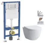 GEBERIT DuofixBasic bez tlačítka + WC LAUFEN PRO + SEDÁTKO 458.103.00.2 X LP3