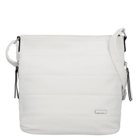 Trendy dámská koženková crossbody kabelka Alena, bílá