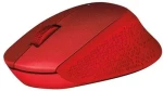 Rozbaleno - Logitech Wireless Mouse M330 Silent Plus červená / bezdrátová optická myš / 3 tlačítka / 1000dpi / rozbaleno (910-004911.rozbaleno)