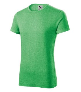 Fusion tričko pánské zelený melír 2XL