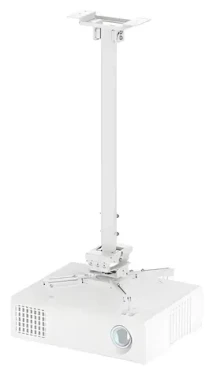Neomounts CL25-550WH1 bílá / Stropní držák pro projektor / 74,5-114,5 cm / do 35 kg / 360° otočení (CL25-550WH1)