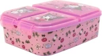 STOR Multi Box na svačinu Kuromi / Box na svačinu / 3 přihrádky / bez BPA (88320)
