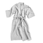 HAY Župan Waffle Grey, šedá barva, textil