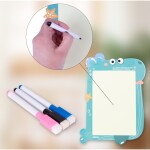 MalPlay Magický tablet s LED světelnou abecedou velryba