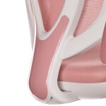 Dětská židle, výškově nastavitelná, růžová síťovina, KA-C806 PINK