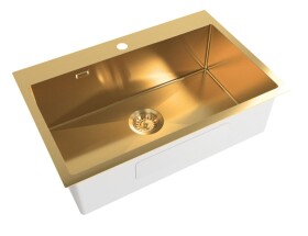Dřez SAT Aurum zlatá SATSINK6845BG SATSINK6845BG