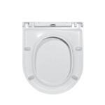 CERANO - WC sedátko Seggio - Slim/SoftClose - UF plast - bílá lesklá - 36x4,2x43 CER-414791