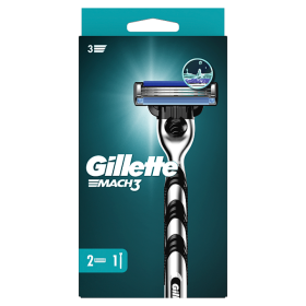 Gillette Mach3 Pánský Holicí Strojek, 1 Holicí Strojek Gillette, 2 Náhradní Holicí Hlavice