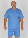 EVONA a.s. Pánské krátké pyžamo P BIGGER 504 - P BIGGER 504 3XL