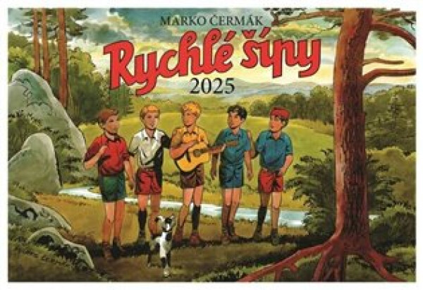 Kalendář 2026 Rychlé šípy - nástěnný - Marko Čermák