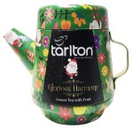 TARLTON Tea Pot Glorious Harmony - sypaný zelený čaj s kousky ovoce v plechové konvičce 100g