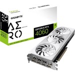 Gigabyte GeForce RTX 4060 AERO OC 8GB / 1830 - 2550Mhz / 8GB GDDR6 / 128bit / 2x HDMI + 2x DP / 115W (GV-N4060AERO OC-8GD)