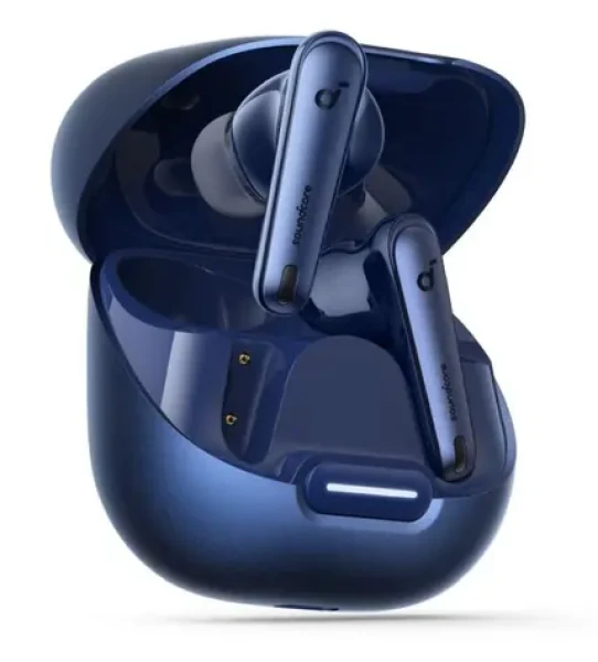 Anker Soundcore Liberty 4 NC modrá / Bezdrátová sluchátka / mikrofon / BT 5.3 / IPX4 (A3947G31)